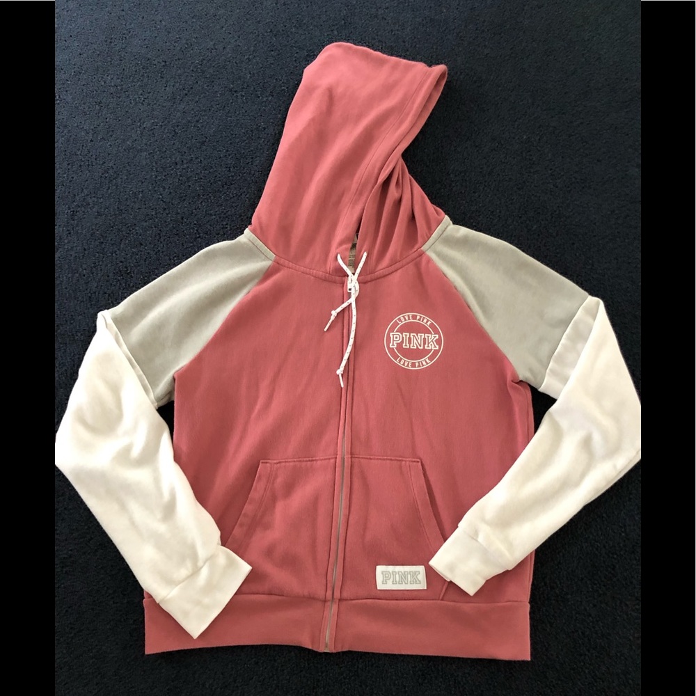 Pink Full Zip Hoodie